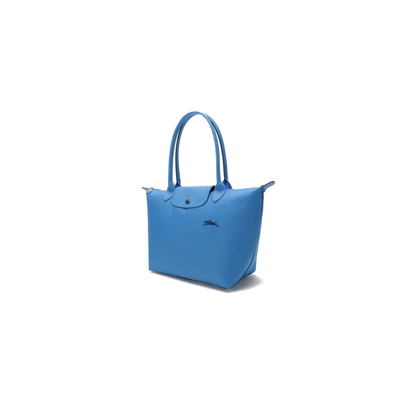 LONGCHAMP Fabric Dumpling Bag, Tote Bag, Shopping Bag, Shoulder Bag Trumpets Women's Blue-1