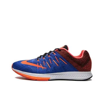 Nike Air Zoom Elite 8 Slip-Resistant Cushioning Low-Top Running Shoes Men's Blue Orange