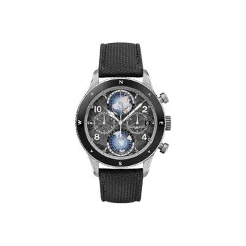 MONTBLANC Automatic Mechanical Movement Men's Watches Watch 44mm Black Dial Titanium Watch Case Fabric Strap