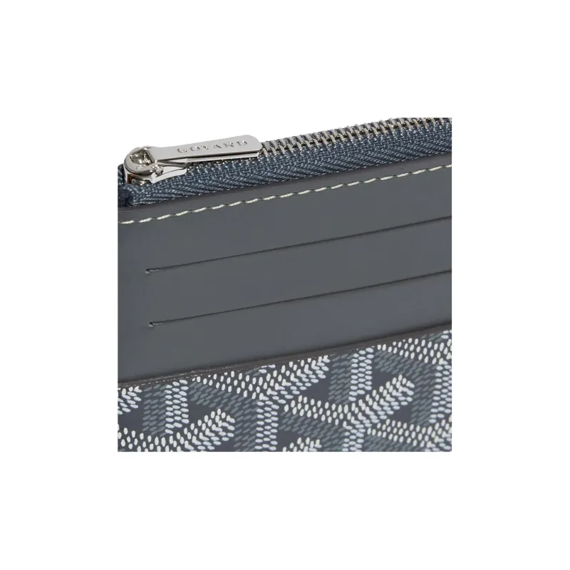 GOYARD Insert Louise Canvas With Leather Wallet Unisex Gray-3
