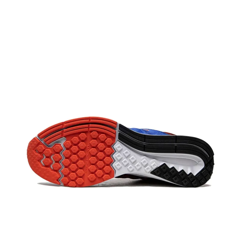 Nike Air Zoom Elite 8 Slip-Resistant Cushioning Low-Top Running Shoes Men's Blue Orange-4