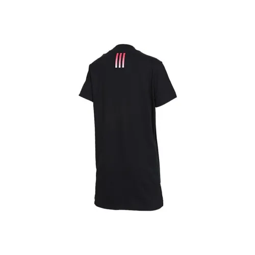 Adidas Neo Short-Sleeved Dresses Women's Black