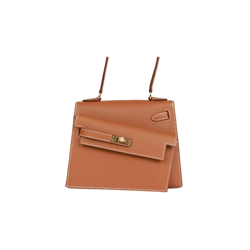 HERMES Kelly Epsom Leather Kelly Bag Handbag Shoulder Bag Crossbody Bag Regular Women's 37 Gold Gold-2