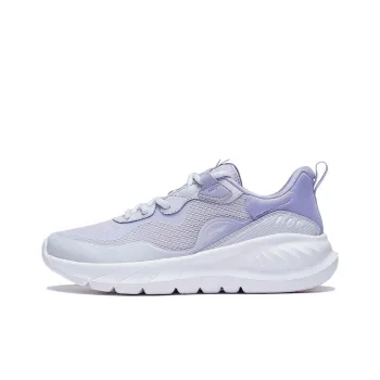 LiNing EasyFit Fle Wear Resistant Breathable Cushioning Low Top Running Shoes Women's Light Dusty Purple