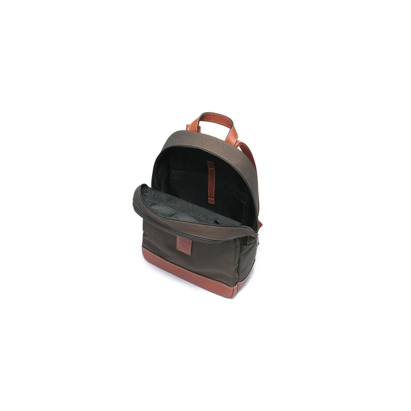 LONGCHAMP Boxford Canvas With Leather Trim Backpack Regular Men's Brown-5