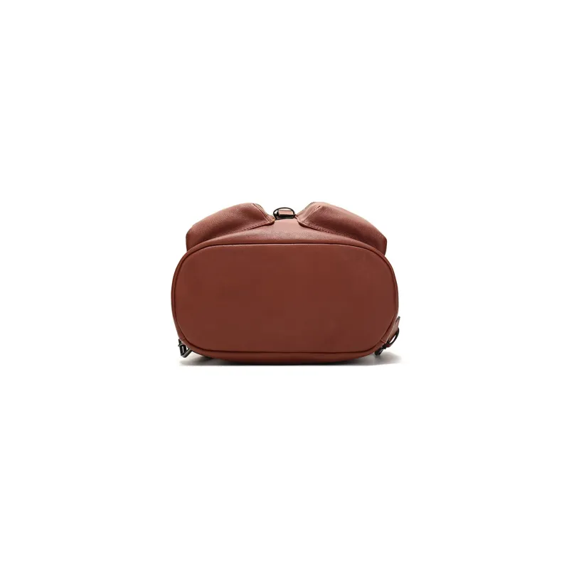 LONGCHAMP 3D Cow Leather Laptop Backpack Medium Size Women's Cognac-4