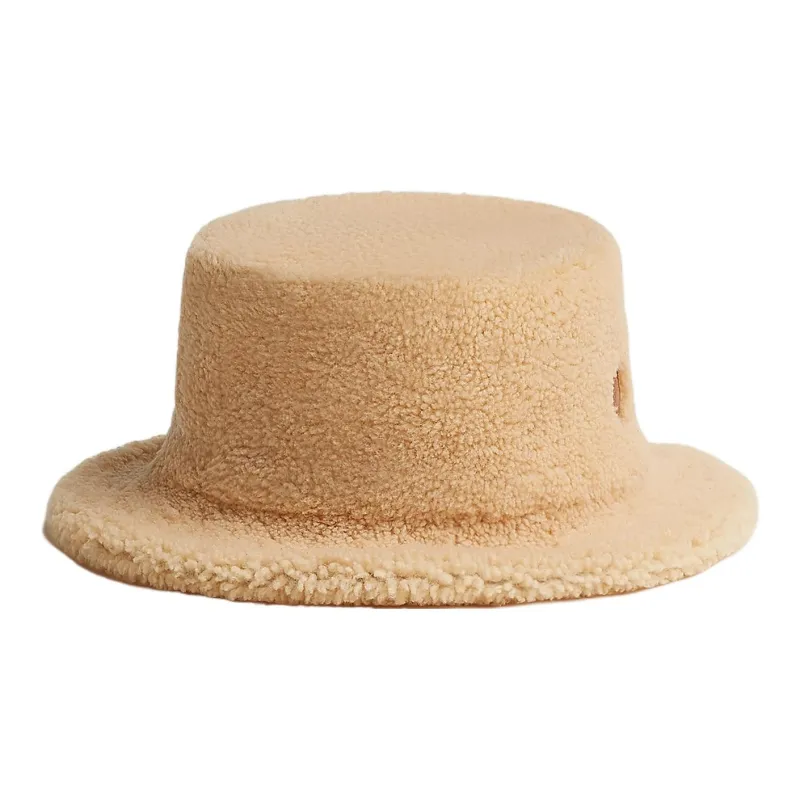 HERMES H Passant Bucket Hats Women's Beige-1