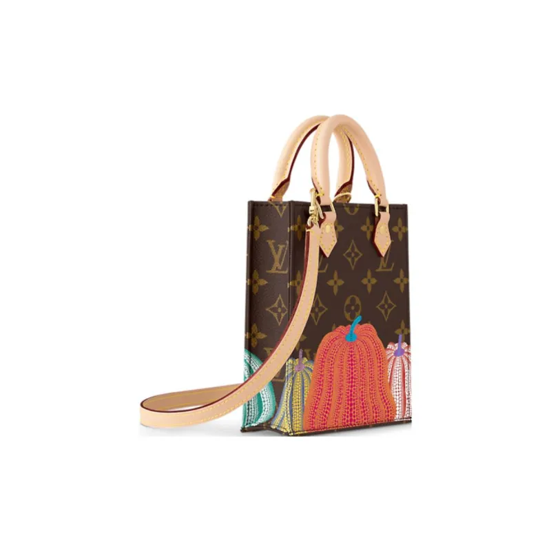 LOUIS VUITTON Lv X Yk Petit Sac Plat Pumpkin Print-1