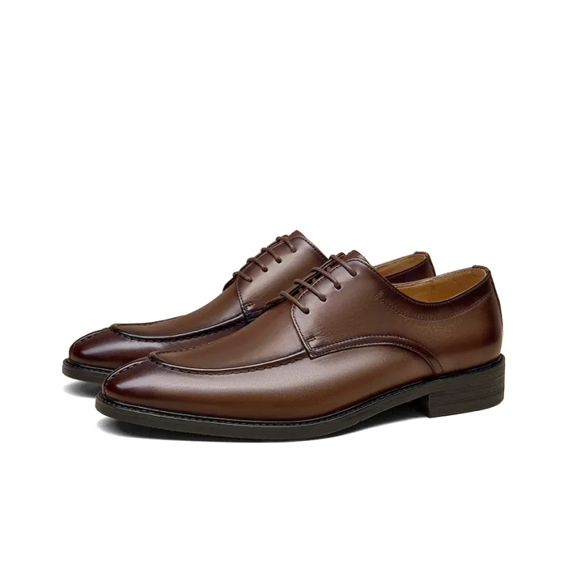 Beau Today Dress Shoes Men's Cocoa Coffee-3
