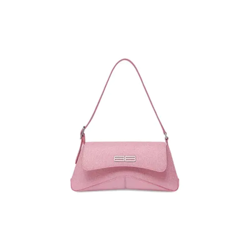 Balenciaga Polyester Shoulder Bag, Crossbody Bag Trumpets Women's Pink-0