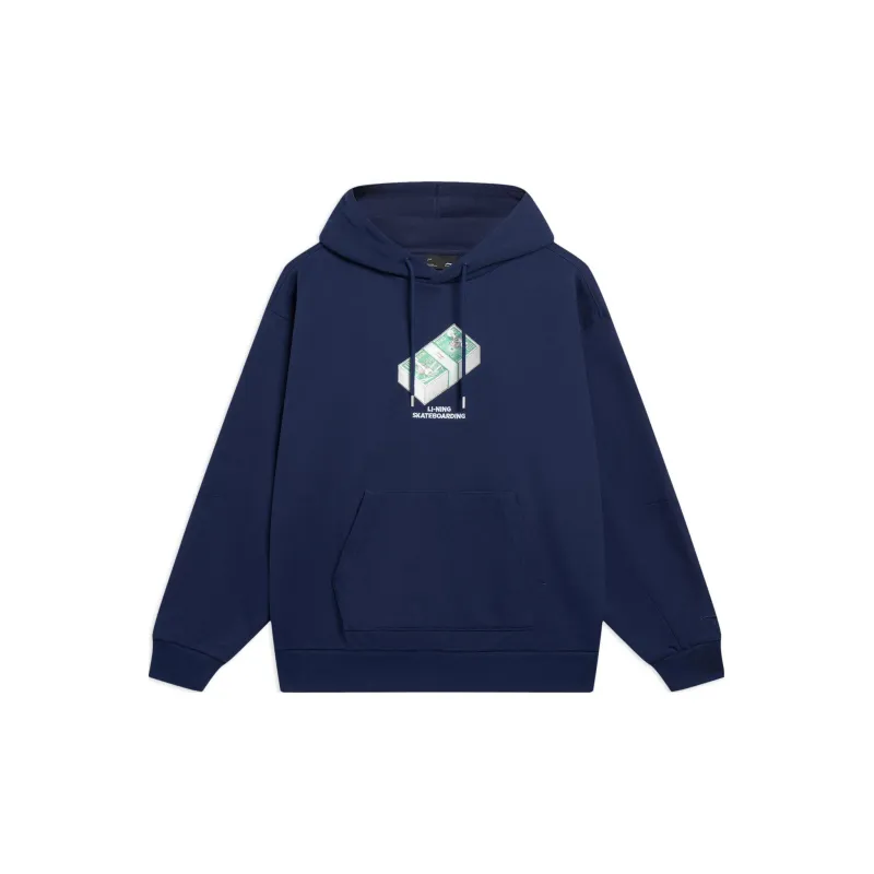LiNing x Phil Hackett SS23 Sweatshirt Unisex Dark Ship Blue-1