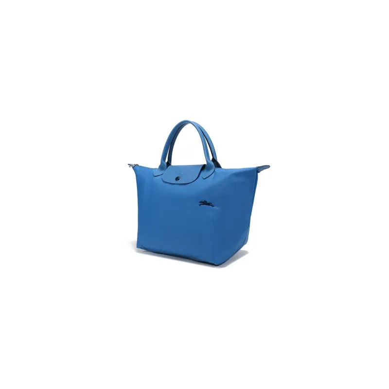 LONGCHAMP Le Pliage Club Fabric Dumpling Bag Handbag Medium Size Women's Blue-1