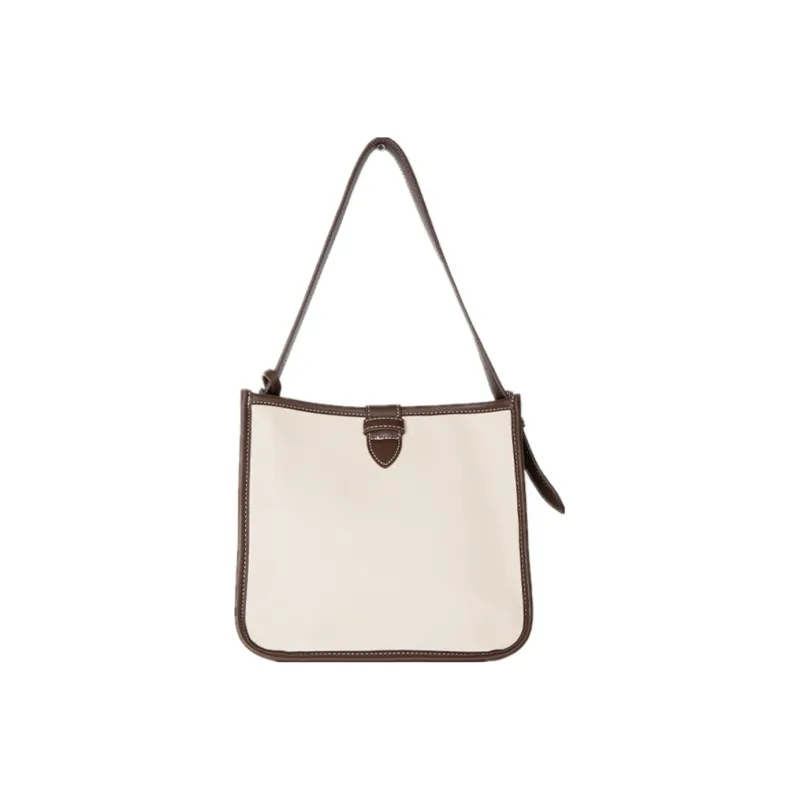 NOMK Canvas Canvas Bag Shoulder Bag Handbag Tote Bag Crossbody Bag Combo Bag Shoulder Bag Women's White-5