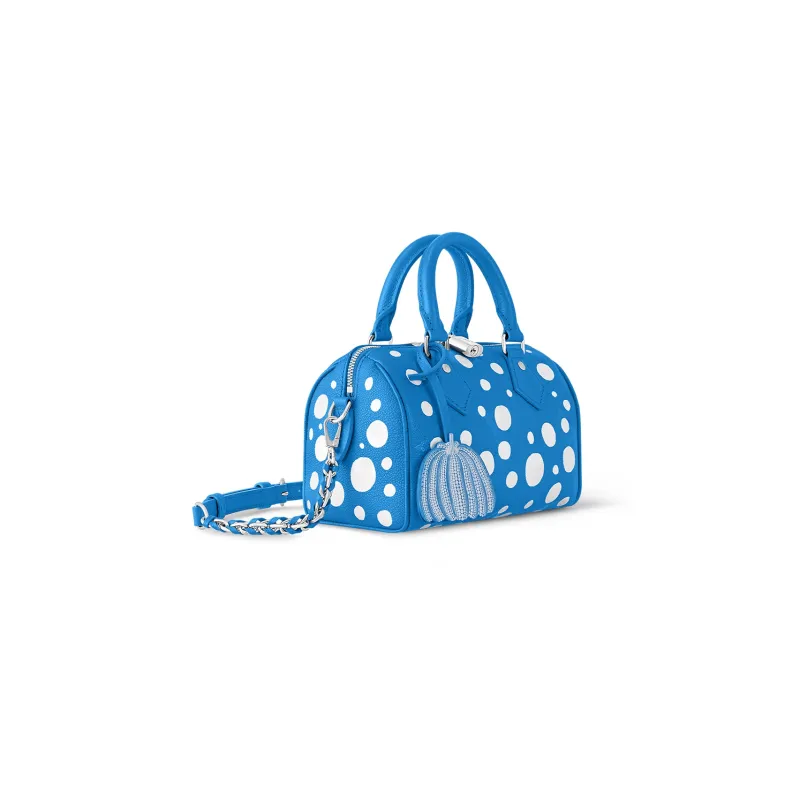 LOUIS VUITTON Lv X Ky Speedy Bandouliere 20 Blue/White-1