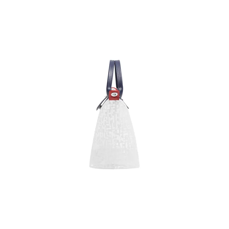 LONGCHAMP Le Pliage LGP PVC Portable Crossbody Bag Shoulder Bag Small Size Unisex White-1