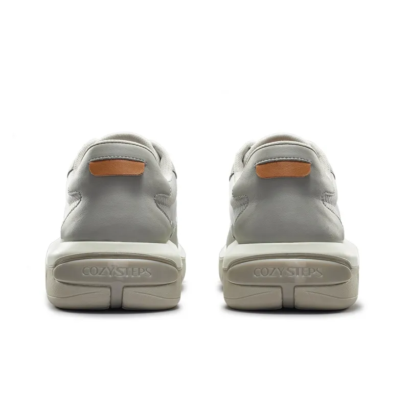 COZY STEPS Reachable Stylish Skateboarding Shoes Men's Gray-4