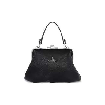 Vivienne Westwood PU Dumpling Bag Handbag Shoulder Bag Crossbody Bag Regular Women's Black