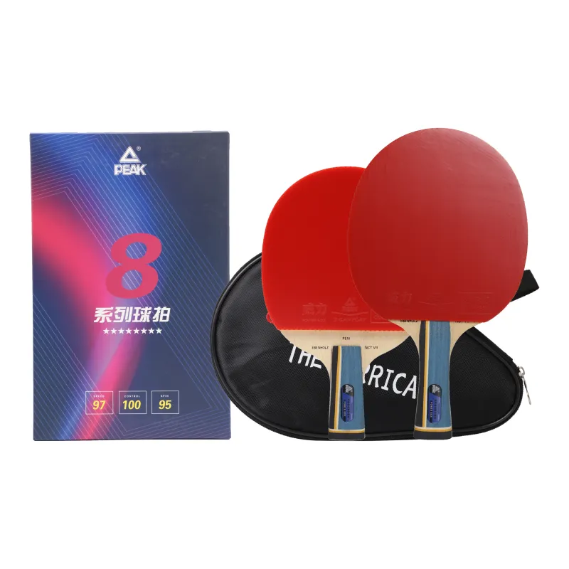 PEAK M8 Ping Pong Paddles Unisex All Wood Carbon Fiber-5