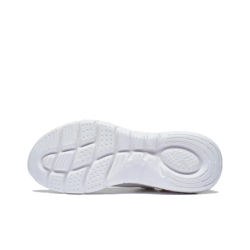 LiNing EasyFit Fle Cushioning Anti-Slip Wear-Resistant Breathability Low-Top Running Shoes Women's White Pink-5