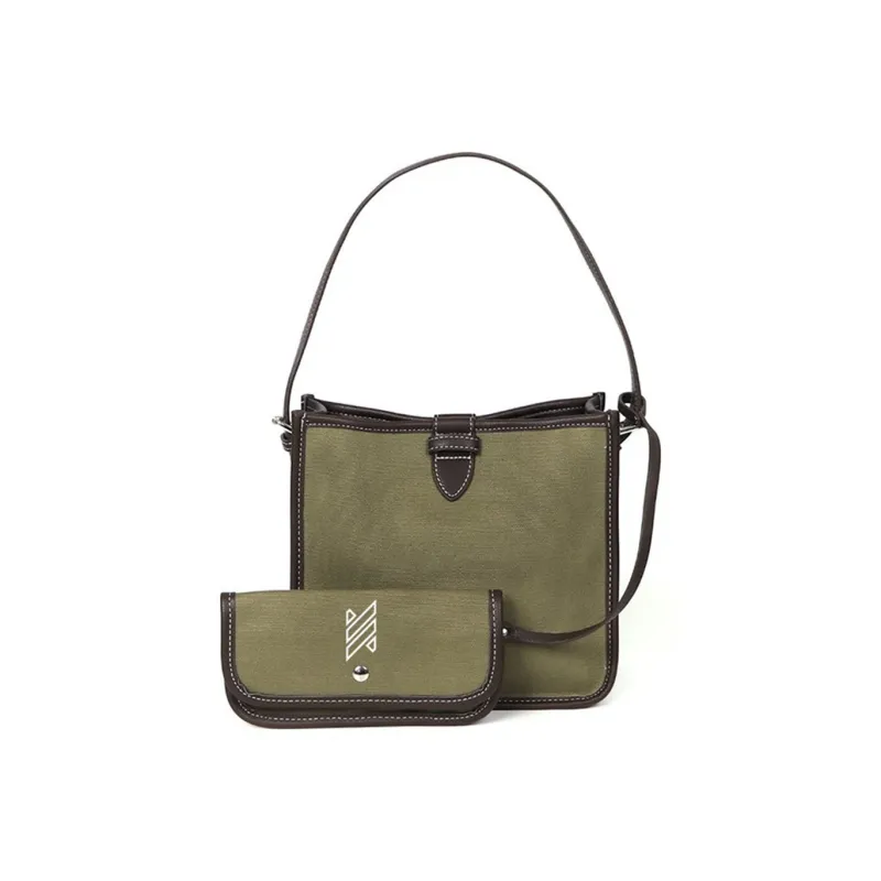 NOMK Canvas Canvas Bag Shoulder Bag Handbag Tote Bag Crossbody Bag Combo Bag Shoulder Bag Women's White-9