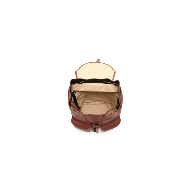 LONGCHAMP 3D Cow Leather Laptop Backpack Medium Size Women's Cognac-5