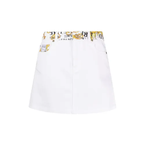 VERSACE JEANS COUTURE Casual Short Skirts Women's White