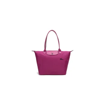 LONGCHAMP Le Pliage Club Nylon Fabric Crossbody Handbag, Shoulder Bag Trumpets Women's Fuchsia