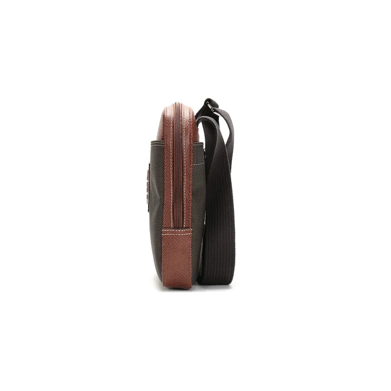 LONGCHAMP Boxford Cow Leather Trim Shoulder Bag, Crossbody Bag Trumpets Men's Brown-2