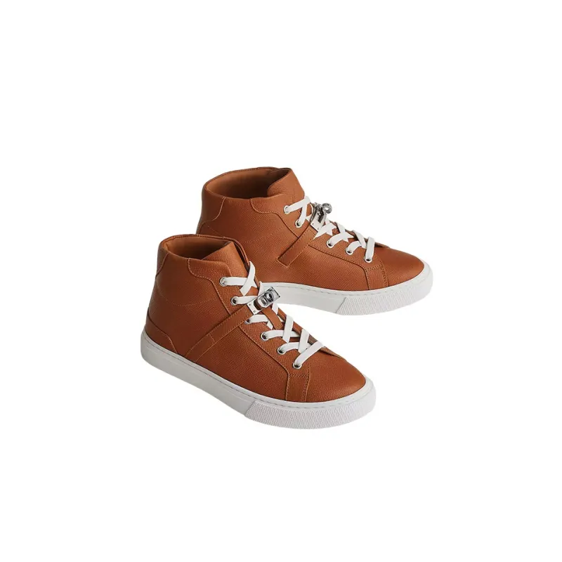 HERMES Daydream Stylish Skateboarding Shoes Women's White Brown-3