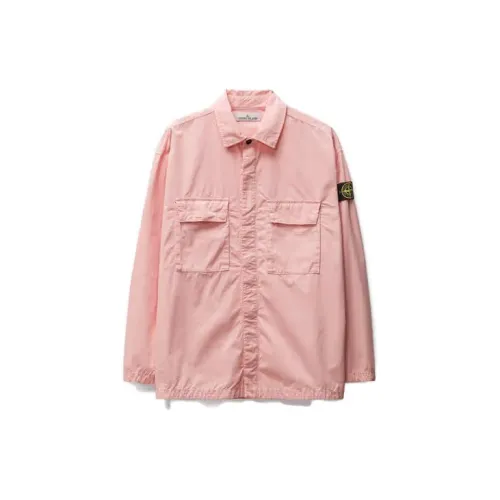 STONE ISLAND Jackets Men Cherry Blossom Pink