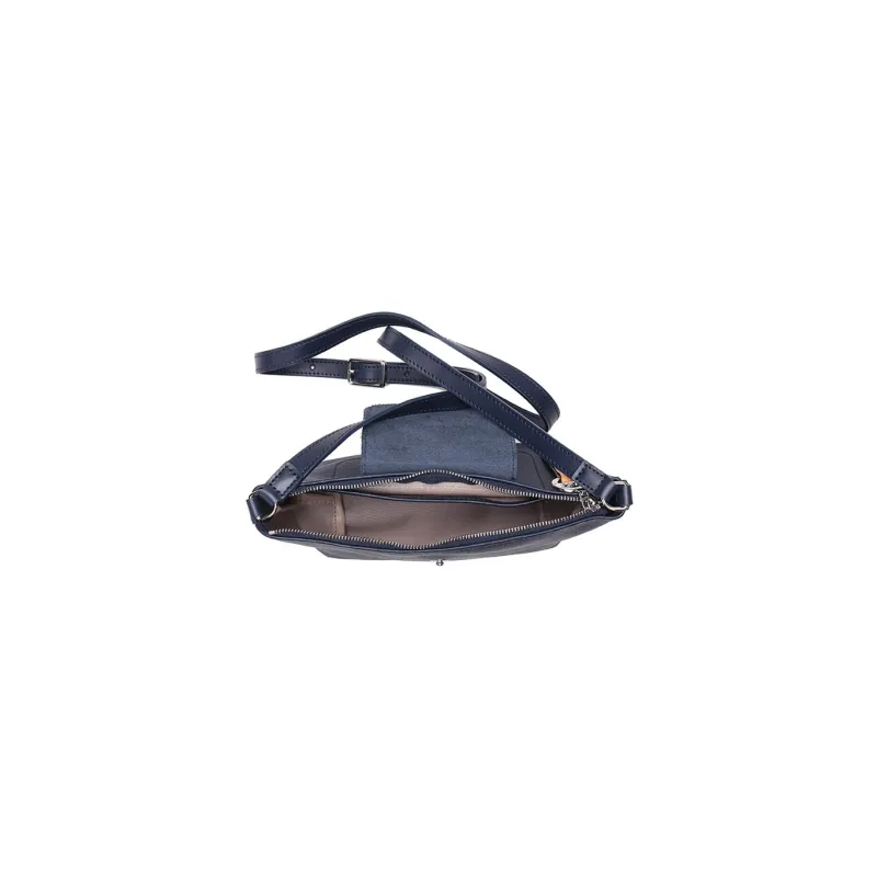 LONGCHAMP Le Pliage City Coated Canvas With Leather Trim Shoulder Bag, Crossbody Bag Regular Women's Dark Blue-5