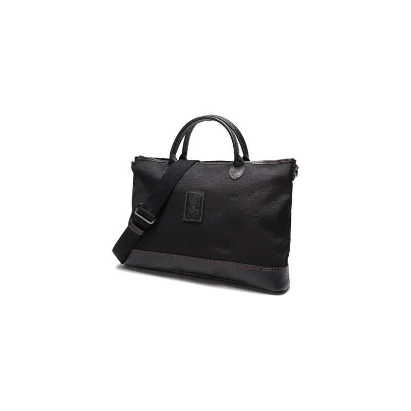 LONGCHAMP Boxford Portable One Shoulder Crossbody Briefcase Trumpets Men's Black-1