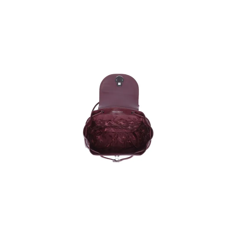 LONGCHAMP Le Pliage Sheepskin Backpack Regular Women's Pomegranate Red-5