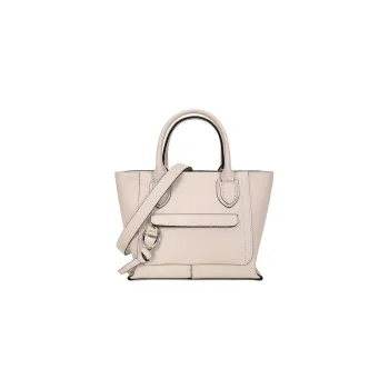 LONGCHAMP Mailbo Cow Leather Handbag Crossbody Bag Shoulder Bag Small Size Women's Pink White