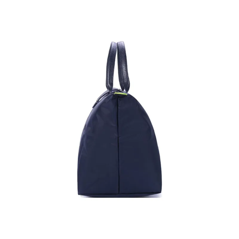 LONGCHAMP Le Pliage Green Canvas Dumpling Bag, Shoulder Bag, Crossbody Bag, Handbag Medium Size Women's Sea Blue-2