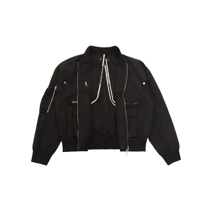 EMPORIO ARMANI SS23 Jackets Coats Men's Black-3