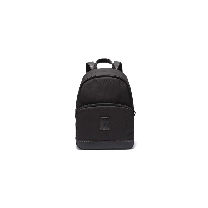 LONGCHAMP Boxford Cow Leather Trim Backpack Men's Black-0