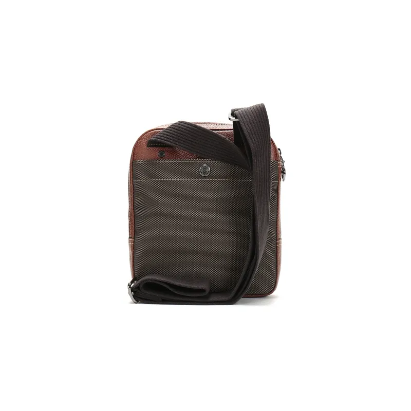 LONGCHAMP Boxford Cow Leather Trim Shoulder Bag, Crossbody Bag Trumpets Men's Brown-3