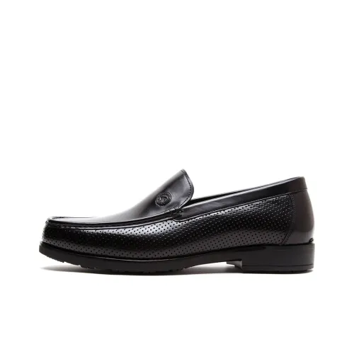 Satchi Casual Leather Shoes Men's Black
