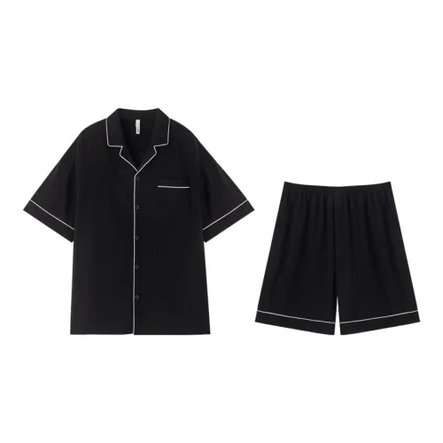 DAMOS·LOVE Pajama Set Men's Black