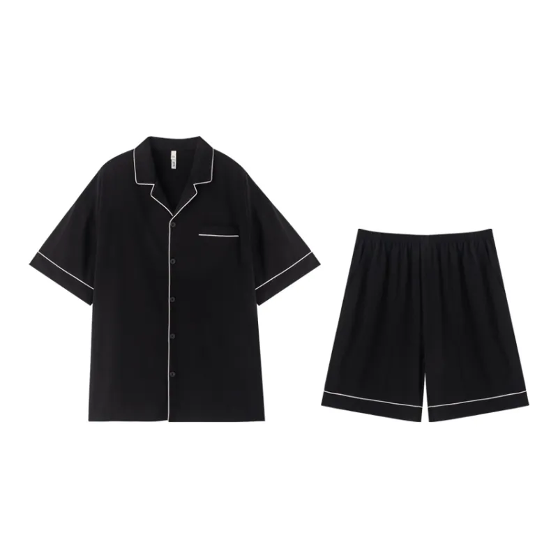 DAMOS·LOVE Pajama Set Men's Black-0