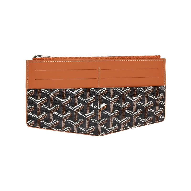 GOYARD Insert Louise Canvas With Leather Wallet Unisex Brown-1