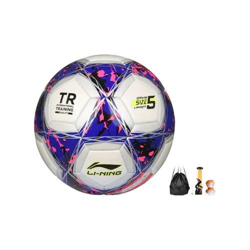 LiNing Size 5 Ball Soccer PU Seamless Thermal-bonding Unisex Multicolor