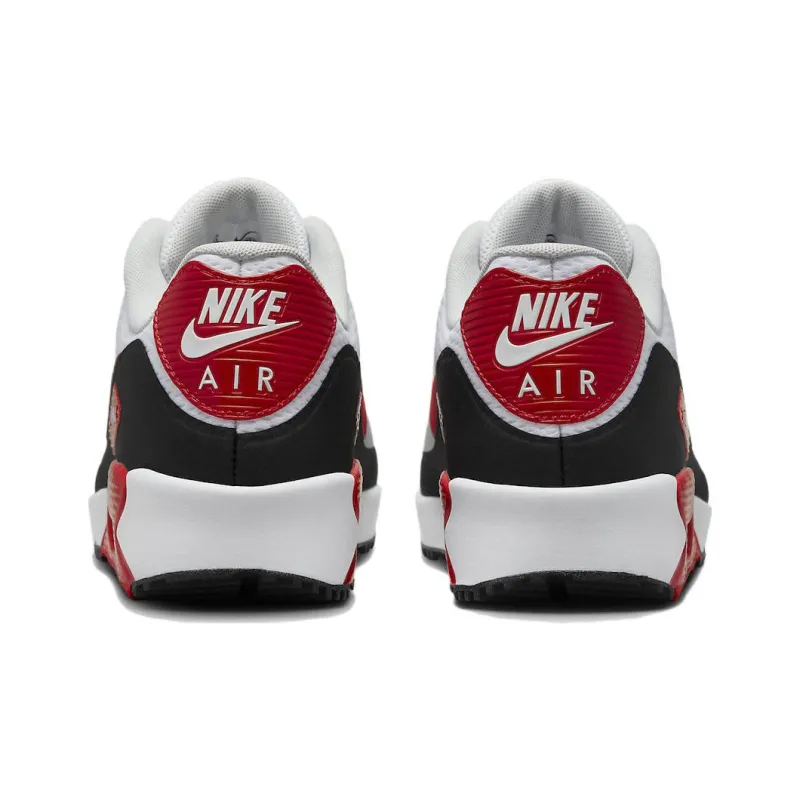 Nike Air Max 90 Golf 'White Black University Red'-4