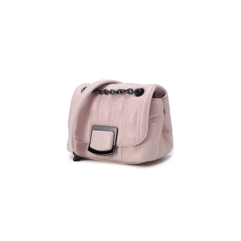 LONGCHAMP Sheepskin Shoulder Bag, Crossbody Bag Extra Small Women's Soft Pink-1