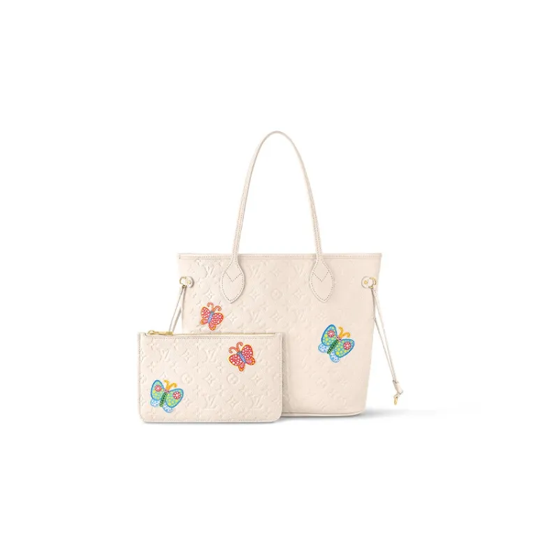 LOUIS VUITTON Lv X Yk Neverfull Mm Face Print And Embroidery-2