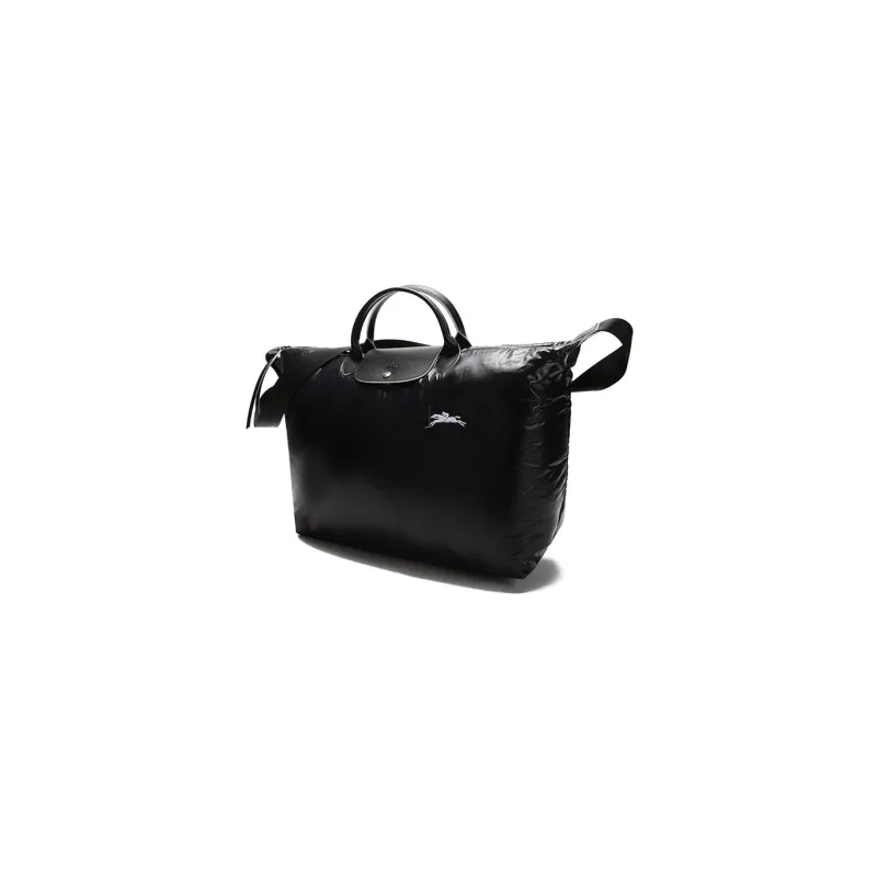 LONGCHAMP Le Pliage Canvas Travel Bag Tubas Men's Black-1