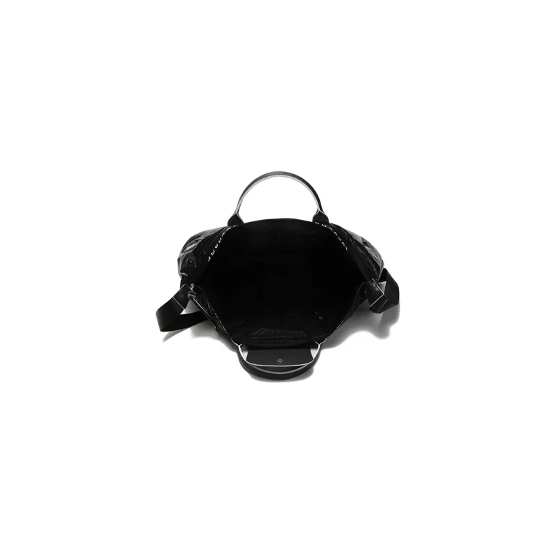 LONGCHAMP Le Pliage Canvas Travel Bag Tubas Men's Black-5