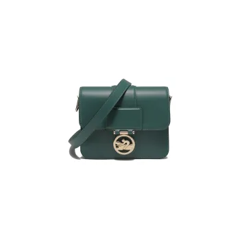 LONGCHAMP Cow Leather Small Square Bag Shoulder Bag Crossbody Bag Small Size Women's Beech Green
