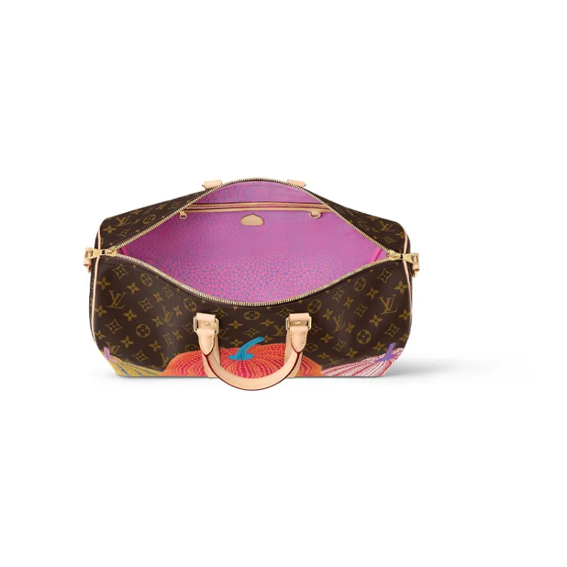 LOUIS VUITTON Lv X Yk Keepall 45 Pumpkin Print-3